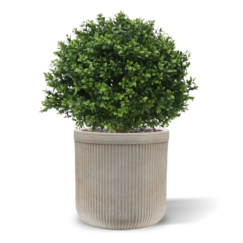 Pianta artificiale di bosso bulbo deluxe N 40cm - resistente ai raggi UV