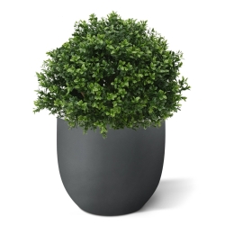 Pianta artificiale di bosso bulbo deluxe N 40cm - resistente ai raggi UV