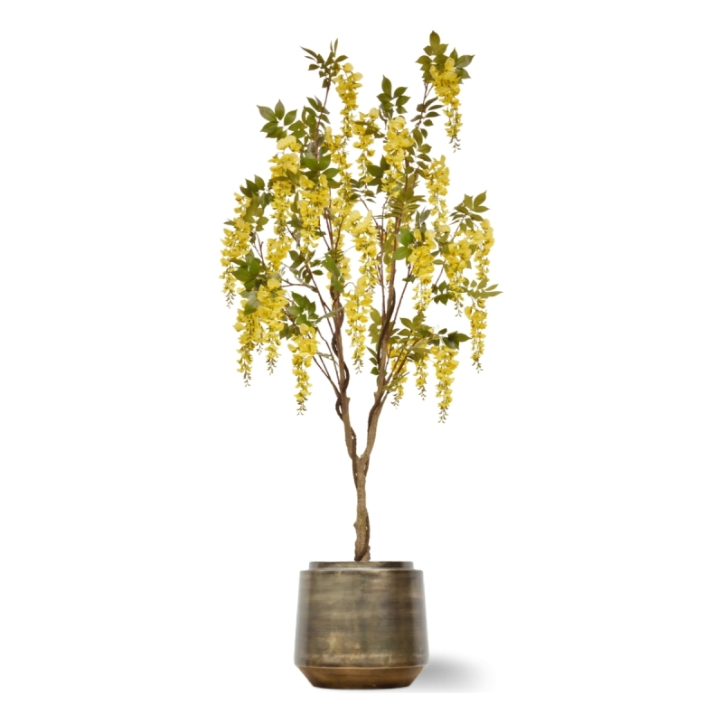 Glicine Artificiale 180cm Giallo