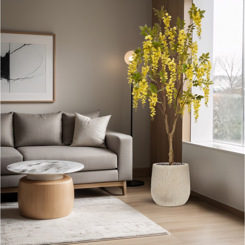 Glicine Artificiale 180cm Giallo