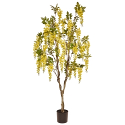 Glicine Artificiale 180cm Giallo