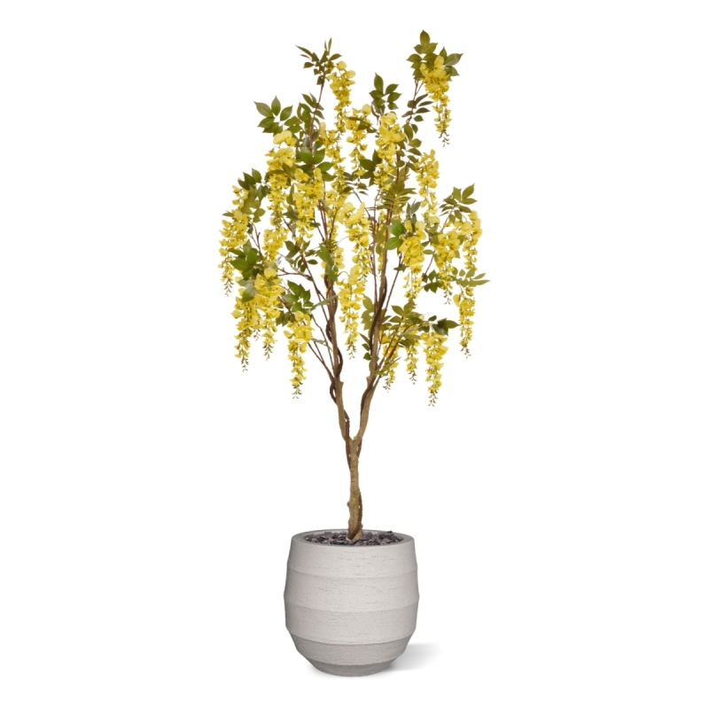 Glicine Artificiale 180cm Giallo