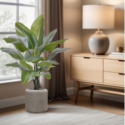 Strelitzia Nicolai XL Palma Artificiale 125cm