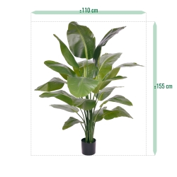 Palma Artificiale Strelitzia Nicolai XL 155cm