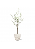 Albero in Fiore Artificiale 150cm Crema