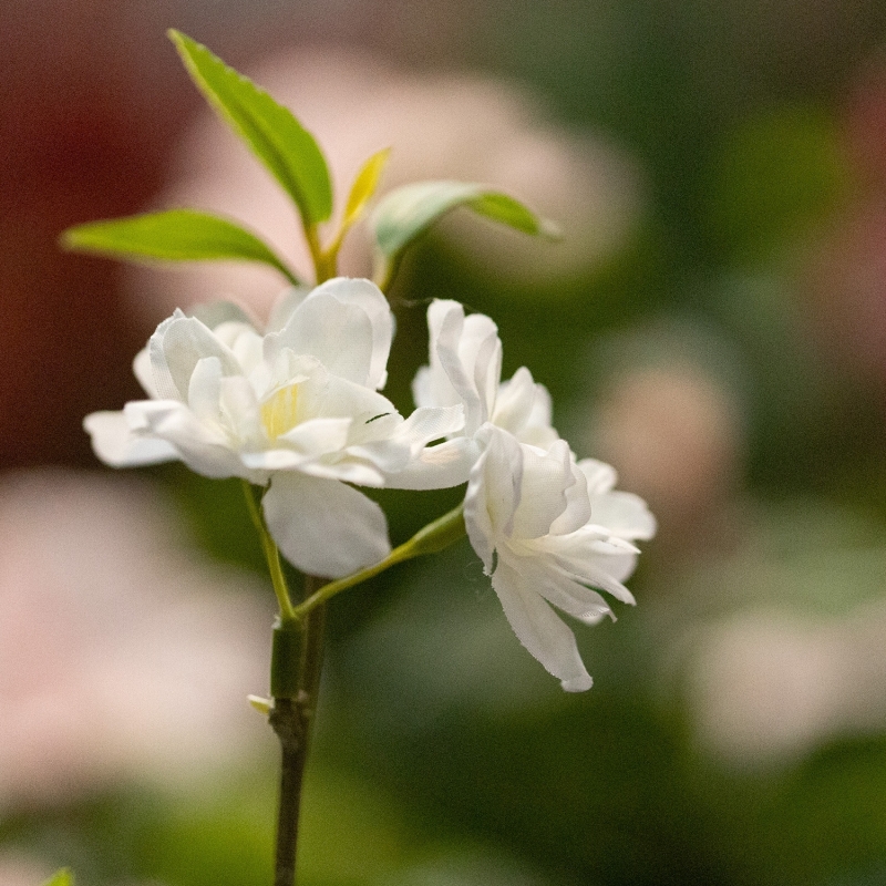 Albero in Fiore Artificiale 150cm Crema