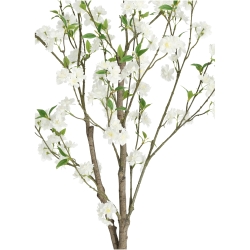 Albero in Fiore Artificiale 150cm Crema