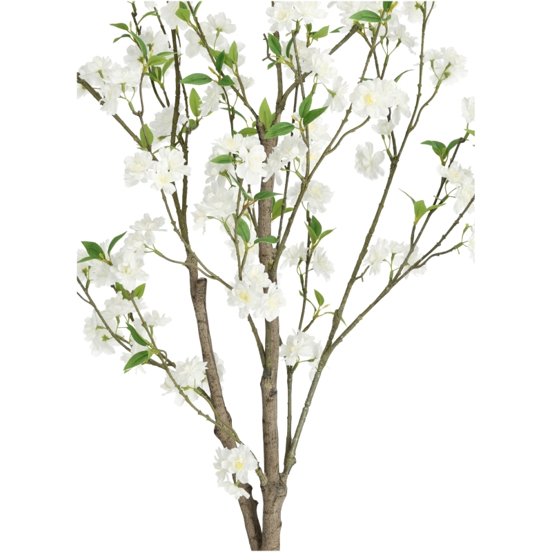 Albero in Fiore Artificiale 150cm Crema