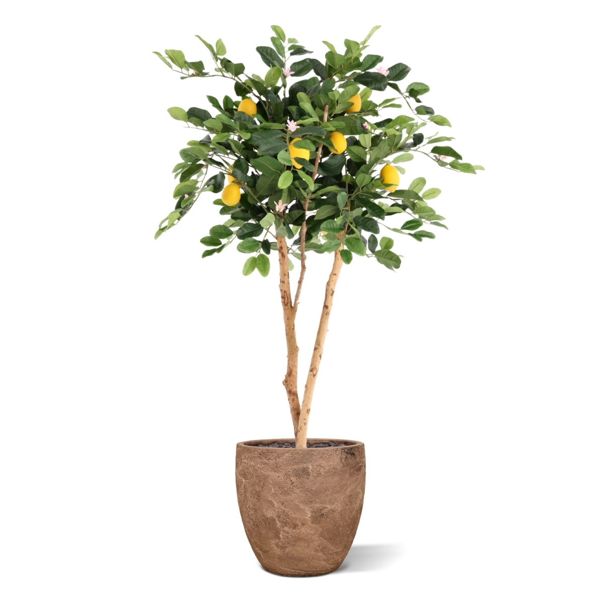 Pianta artificiale di limone 120 cm