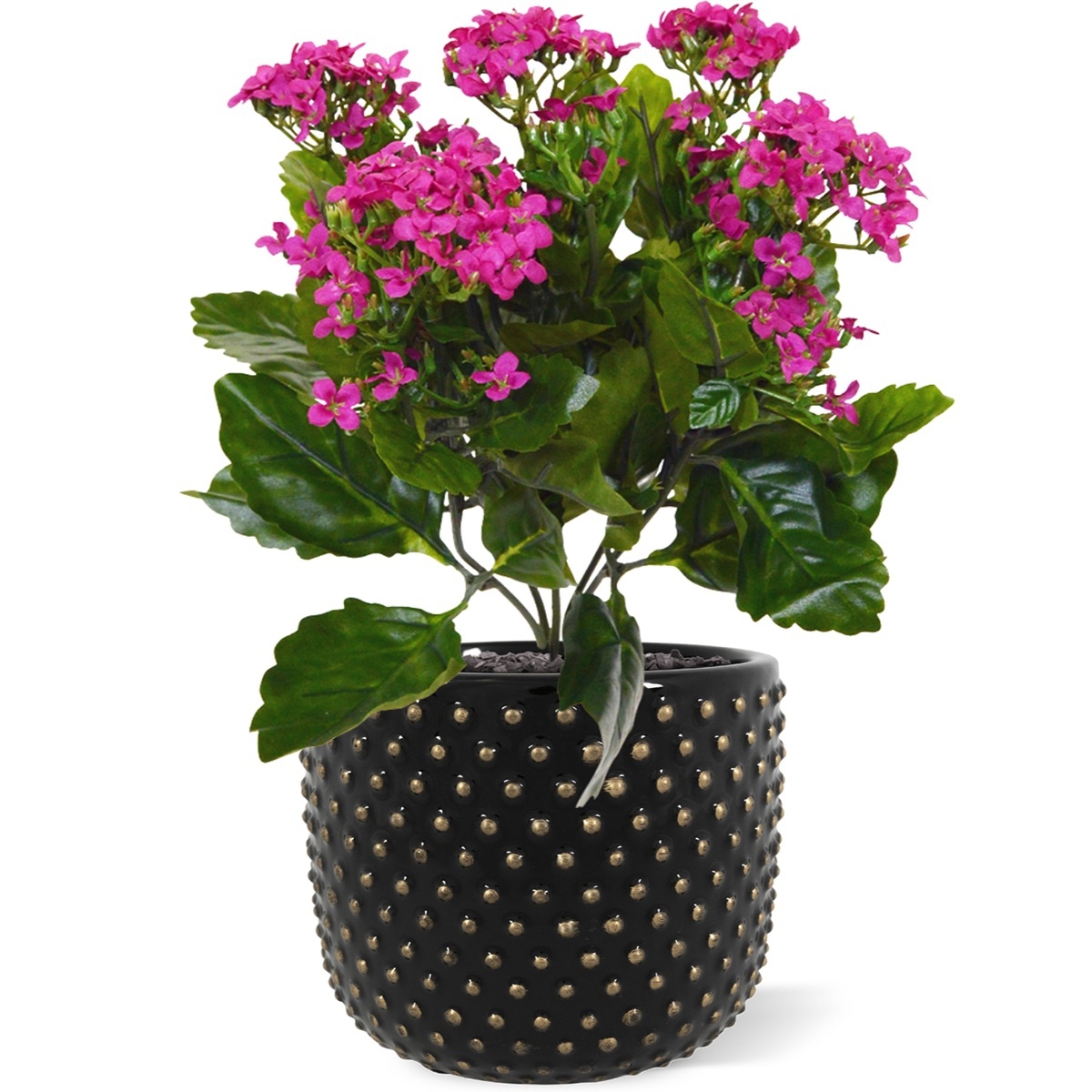 Pianta artificiale di Kalanchoe 30 cm - viola