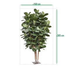 Lyrata Gigante Colonna Deluxe Artificiale 300cm