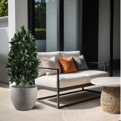 Piramide di Alloro Artificiale 105cm UV Deluxe