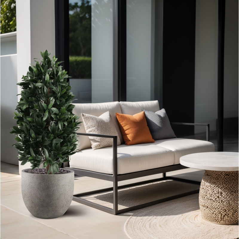 Piramide di Alloro Artificiale 105cm UV Deluxe