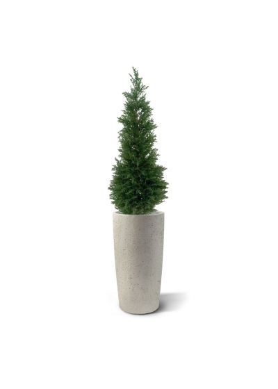 Pianta artificiale di conifera deluxe 120 cm - resistente ai raggi UV