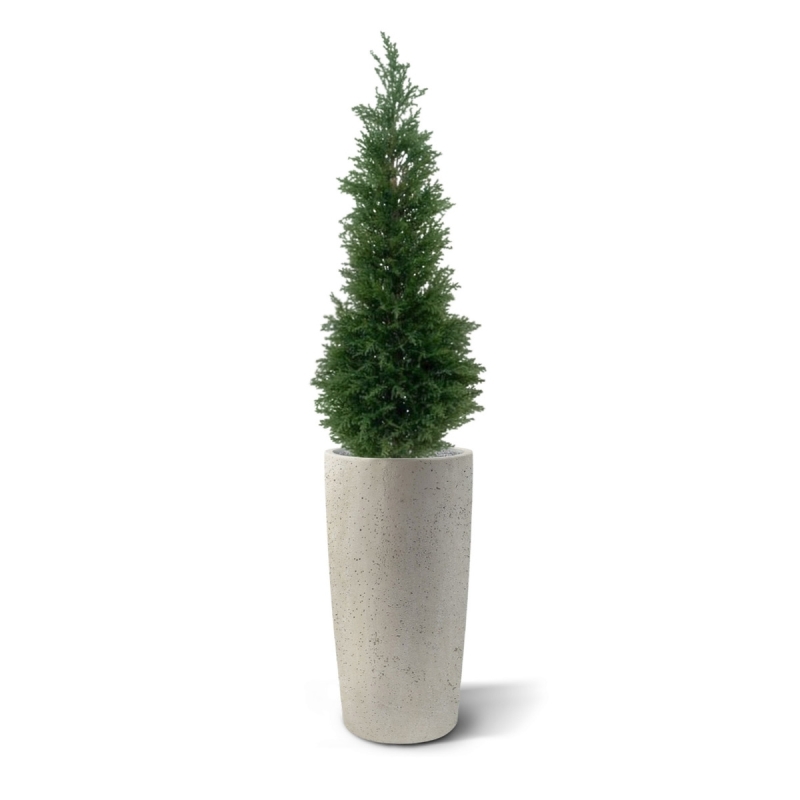 Pianta artificiale di conifera deluxe 120 cm - resistente ai raggi UV