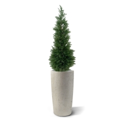 Pianta artificiale di conifera deluxe 120 cm - resistente ai raggi UV