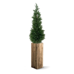 Pianta artificiale di conifera deluxe 120 cm - resistente ai raggi UV