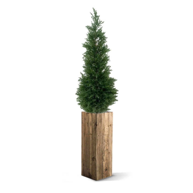 Pianta artificiale di conifera deluxe 120 cm - resistente ai raggi UV