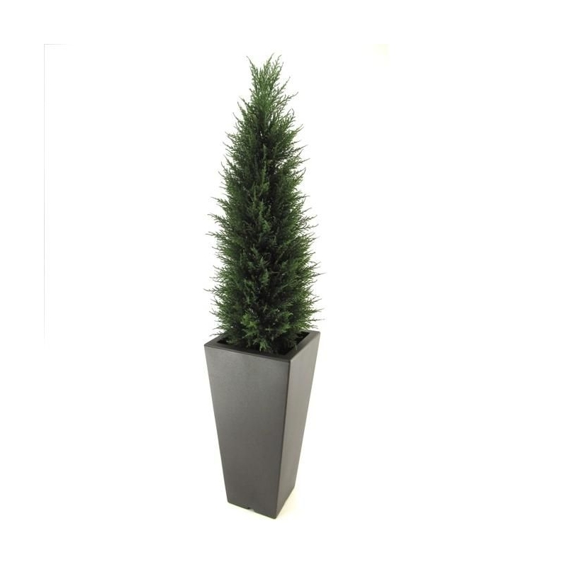Pianta artificiale di conifera deluxe 120 cm - resistente ai raggi UV