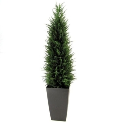 Pianta artificiale di conifera deluxe 120 cm - resistente ai raggi UV