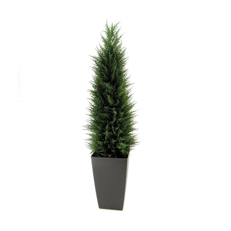 Pianta artificiale di conifera deluxe 120 cm - resistente ai raggi UV