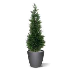 Pianta artificiale di conifera deluxe 120 cm - resistente ai raggi UV