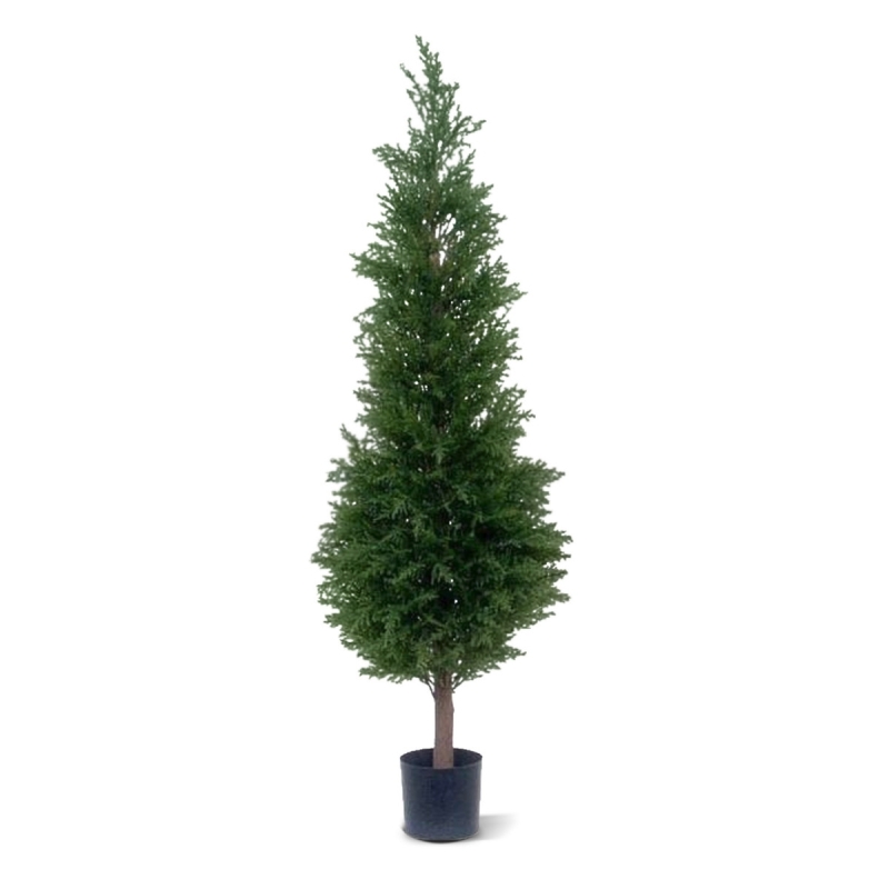 Pianta artificiale di conifera deluxe 120 cm - resistente ai raggi UV