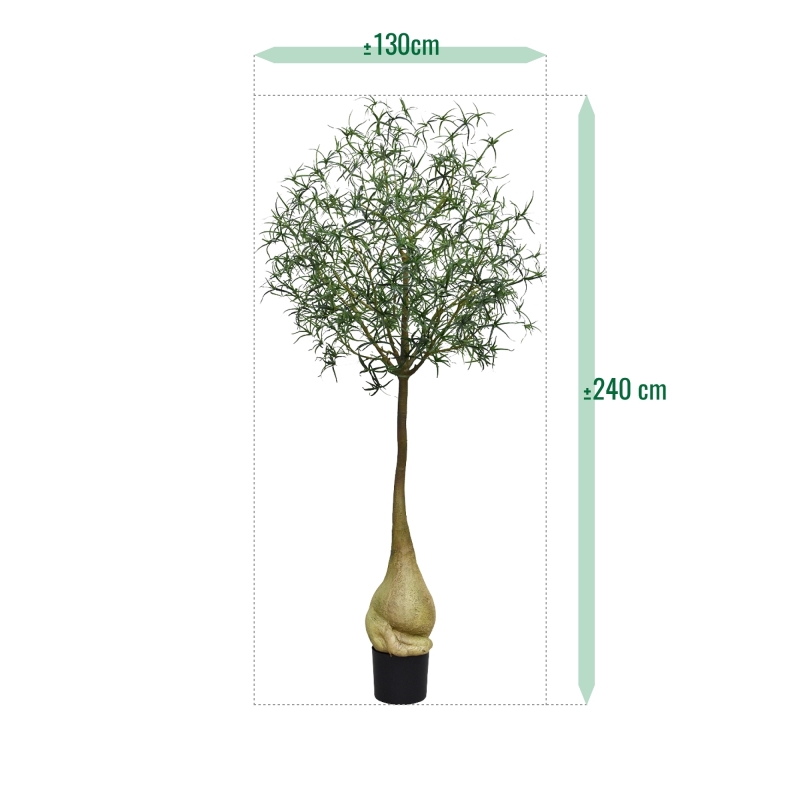 Albero artificiale Brachychiton Bottle 240 cm