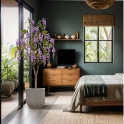 Glicine Artificiale 180cm Lilla