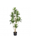 Pianta artificiale Dracaena Reflexa verde 120 cm