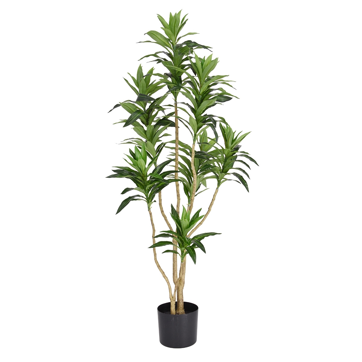 Pianta artificiale Dracaena Reflexa verde 120 cm