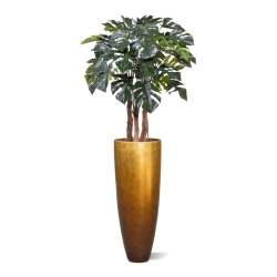 Monstera artificiale pianta Deluxe 120cm su tronco