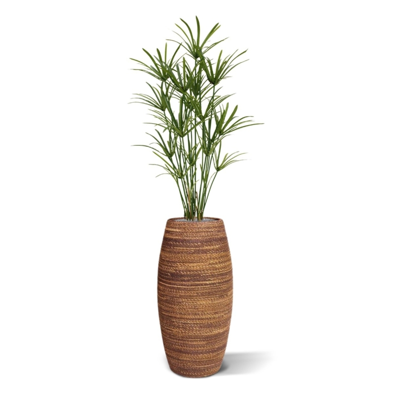 Pianta artificiale Papyrus deluxe 135 cm