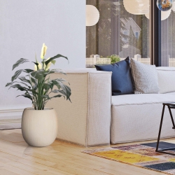 Spathiphyllum deluxe pianta artificiale 80 cm