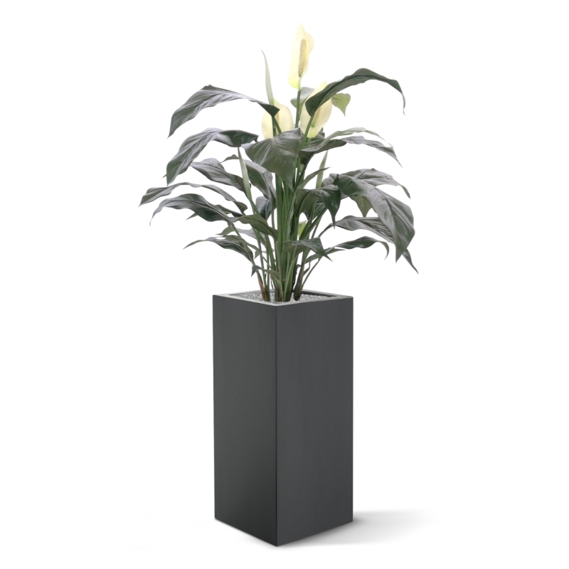Spathiphyllum deluxe pianta artificiale 80 cm