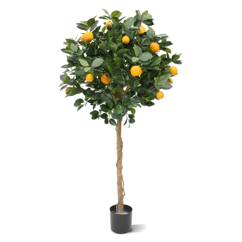 Albero arancione su tronco 120 cm