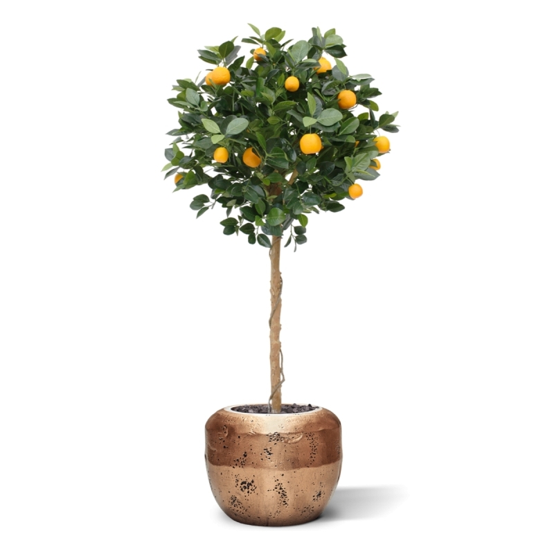 Albero arancione su tronco 120 cm