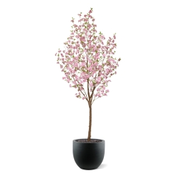 Grande Albero in Fiore Artificiale 260cm Rosa