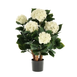 Ortensia Artificiale UV Deluxe 65cm Crema