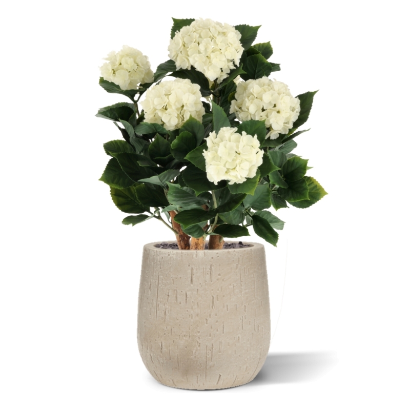 Ortensia Artificiale UV Deluxe 65cm Crema