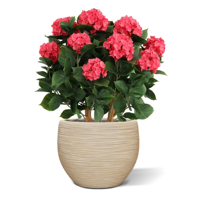 Ortensia Artificiale UV Deluxe 80cm Cerise