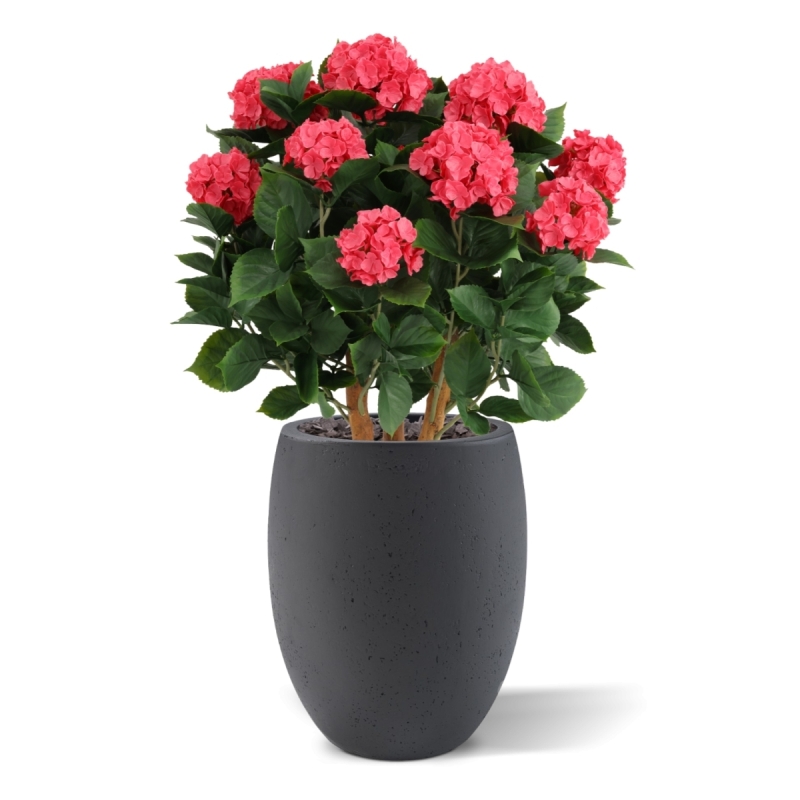 Ortensia Artificiale UV Deluxe 80cm Cerise