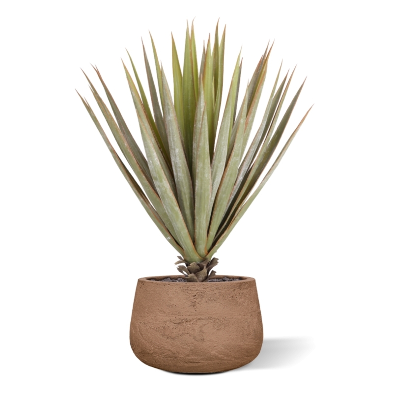 Pianta artificiale Yucca Gloriosa 80 cm in vaso