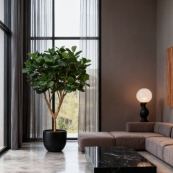 Albero artificiale Ficus Lyrata XL Deluxe 300cm