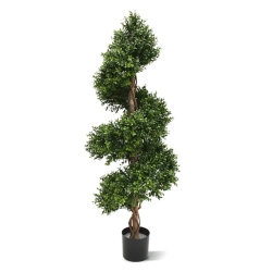 Bosso deluxe pianta artificiale a spirale 140 cm - resistente ai raggi UV