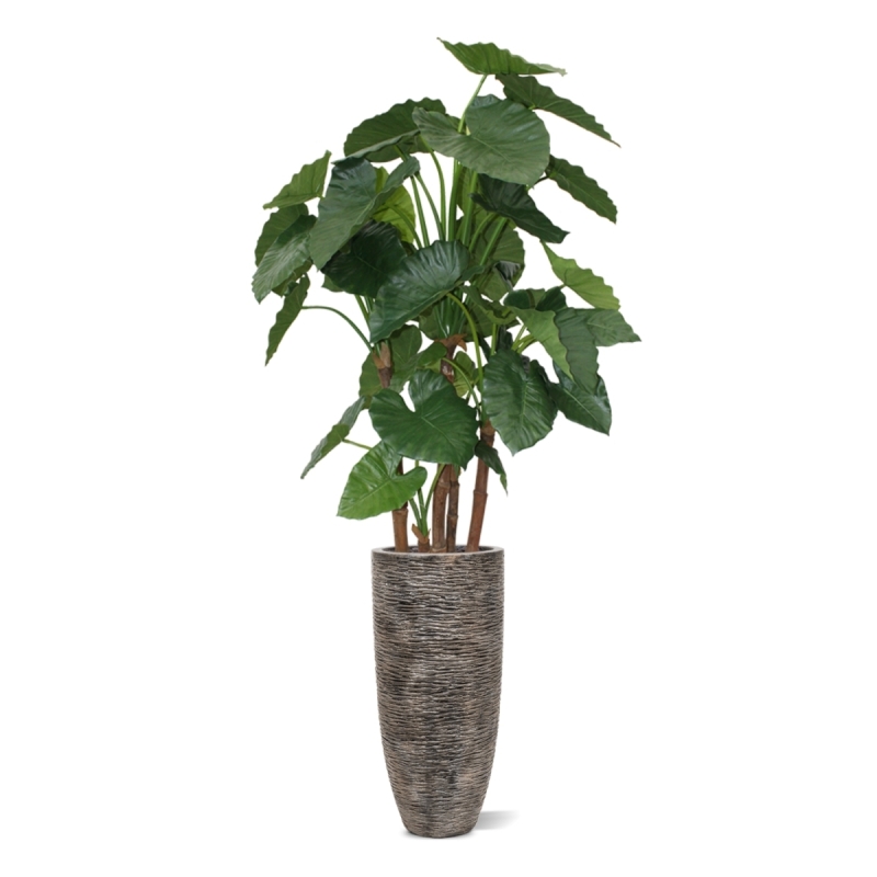 Alocasia Calidora deluxe pianta artificiale 165 cm FR