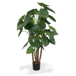 Alocasia Calidora deluxe pianta artificiale 165 cm FR
