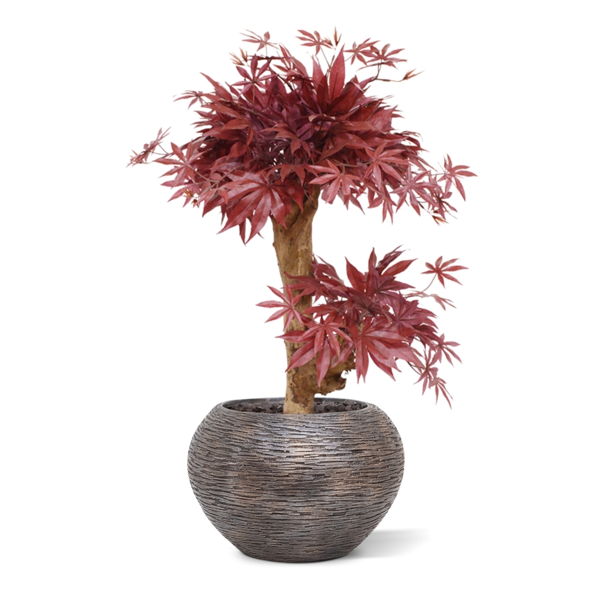Acer artificiale bonsai 60 cm bordeaux