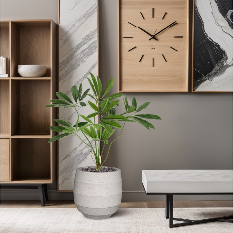 Philodendron Fun Bun Artificiale 80cm Deluxe