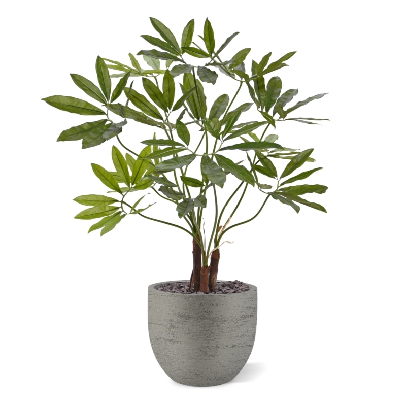 Pianta artificiale Philodendron Fun Bun Deluxe da 100cm